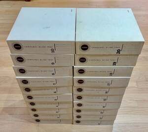 Kodak Carousel Slide Tray Complete Numbered Set 1-20 Original Boxes Vintage